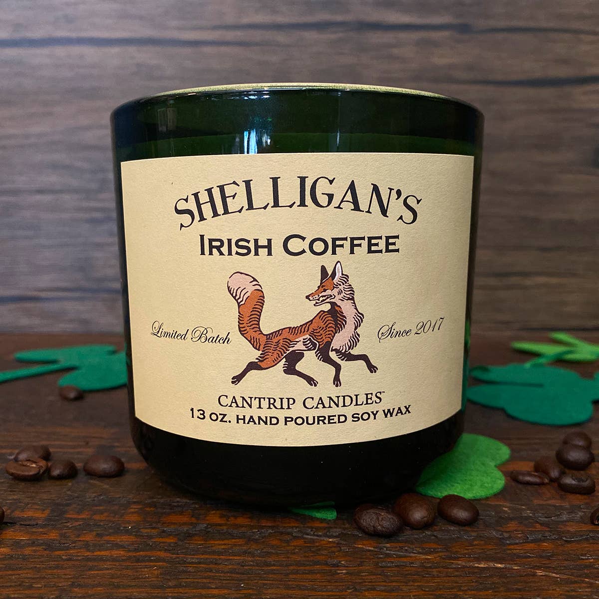 Cantrip Candles - Shelligan's Irish Coffee - Bards & Cards