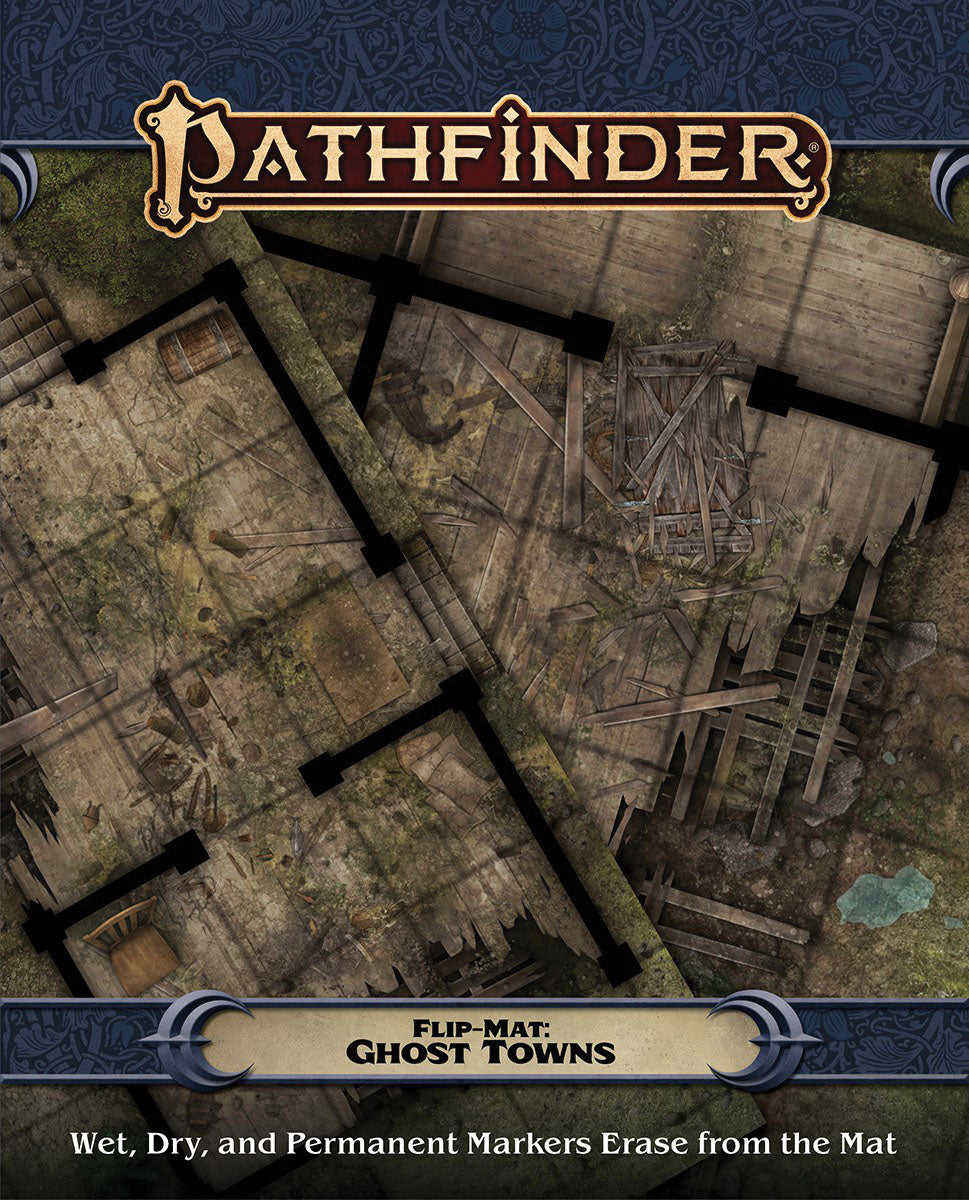 Pathfinder RPG: Flip-Mat - Ghost Towns - Bards & Cards