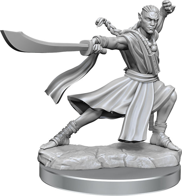 Dungeons & Dragons Frameworks: W01 Elf Monk Male - Bards & Cards