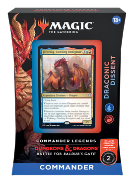 Commander Legends: Battle for Baldur's Gate - Commander Deck (Draconic Dissent) - Bards & Cards