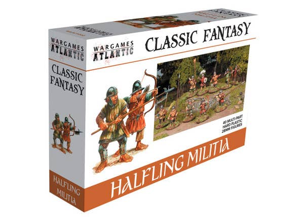 Wargames Atlantic - Classic Fantasy: Halfling Militia - Bards & Cards