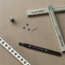 Ashley Hay Design - Makeup Skull Stamp and Eyeliner - Bards & Cards