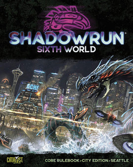 Shadowrun RPG: 6th Edition Core Rulebook - Seattle Edition - Bards & Cards