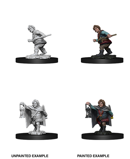 Dungeons & Dragons Nolzur's Marvelous Unpainted Miniatures: W11 Halfling Rogue Male - Bards & Cards