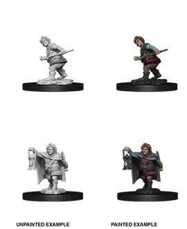 Dungeons & Dragons Nolzur's Marvelous Unpainted Miniatures: W11 Halfling Rogue Male - Bards & Cards