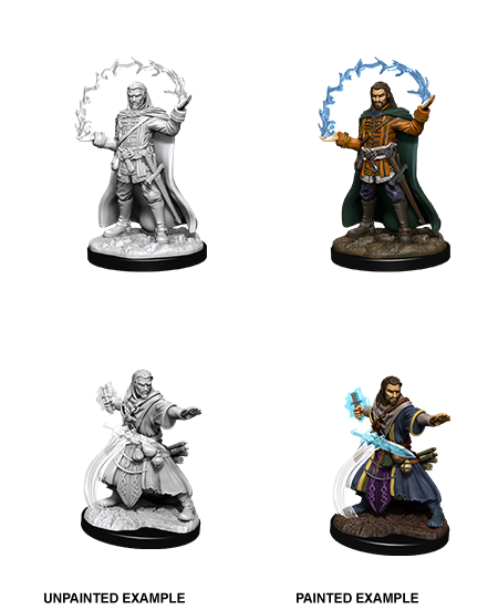 Dungeons & Dragons Nolzur's Marvelous Unpainted Miniatures: W11 Human Wizard Male - Bards & Cards