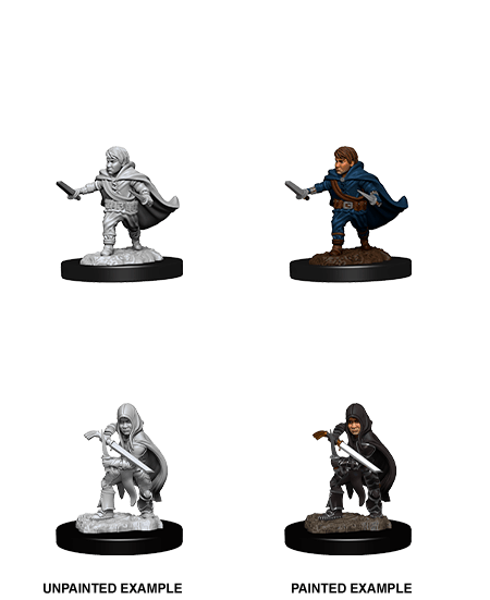 Dungeons & Dragons Nolzur`s Marvelous Unpainted Miniatures: W13 Halfling Rogue Male - Bards & Cards