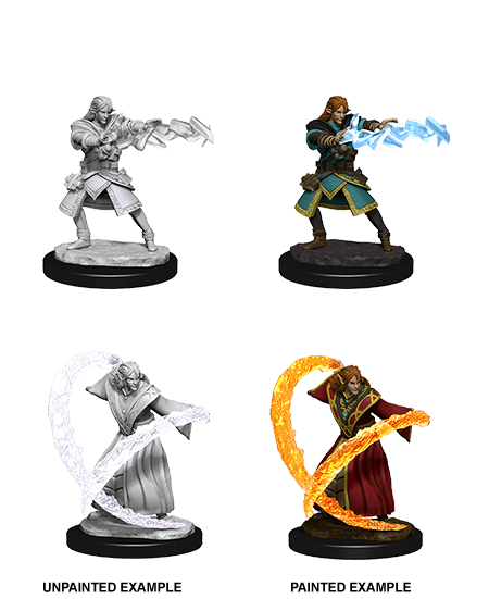 Dungeons & Dragons Nolzur's Marvelous Unpainted Miniatures: W13 Elf Wizard Male - Bards & Cards