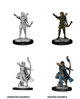 Dungeons & Dragons Nolzur's Marvelous Unpainted Miniatures: W13 Elf Ranger Female - Bards & Cards