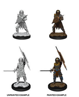 Dungeons & Dragons Nolzur's Marvelous Unpainted Miniatures: W13 Human Fighter Male - Bards & Cards