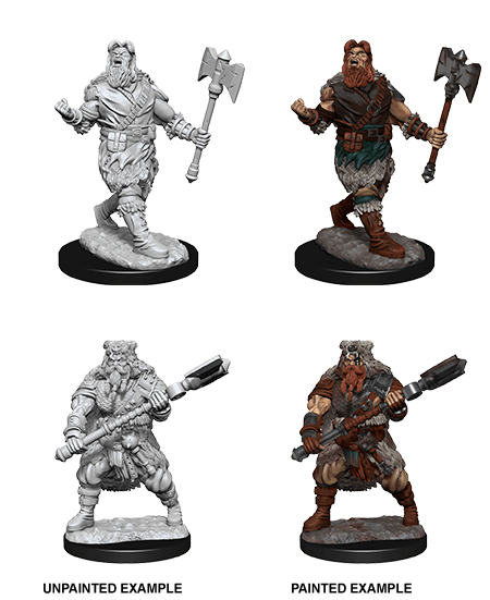 Dungeons & Dragons Nolzur's Marvelous Unpainted Miniatures: W14 Human Barbarian Male - Bards & Cards