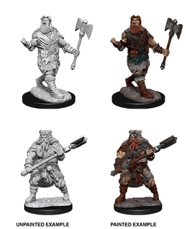 Dungeons & Dragons Nolzur's Marvelous Unpainted Miniatures: W14 Human Barbarian Male - Bards & Cards