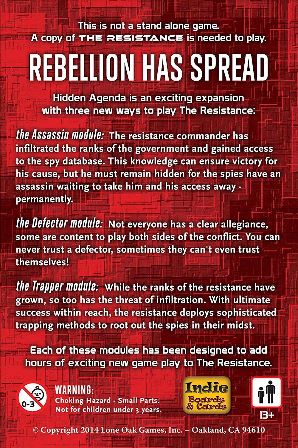 The Resistance: Hidden Agenda Expansion - Bards & Cards