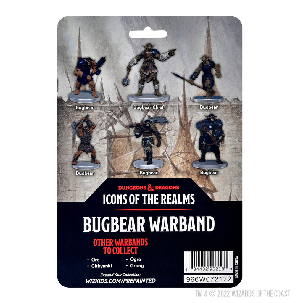 D&D Icons of the Realms Bugbear Warband - Bards & Cards