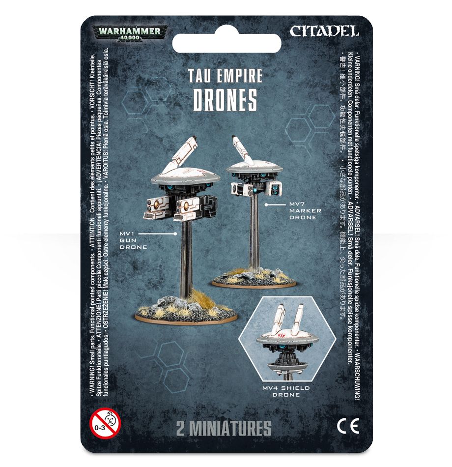 Warhammer 40k: T'au Empire Tactical Drones - Bards & Cards