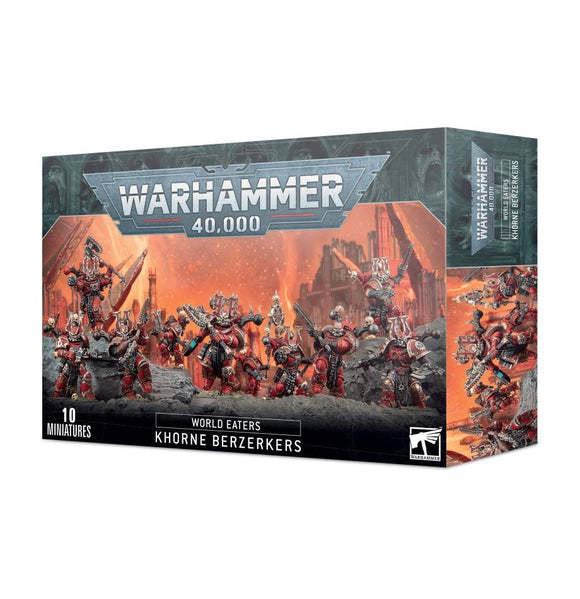 Warhammer 40k World Eaters: Khorne Berserkers - Bards & Cards