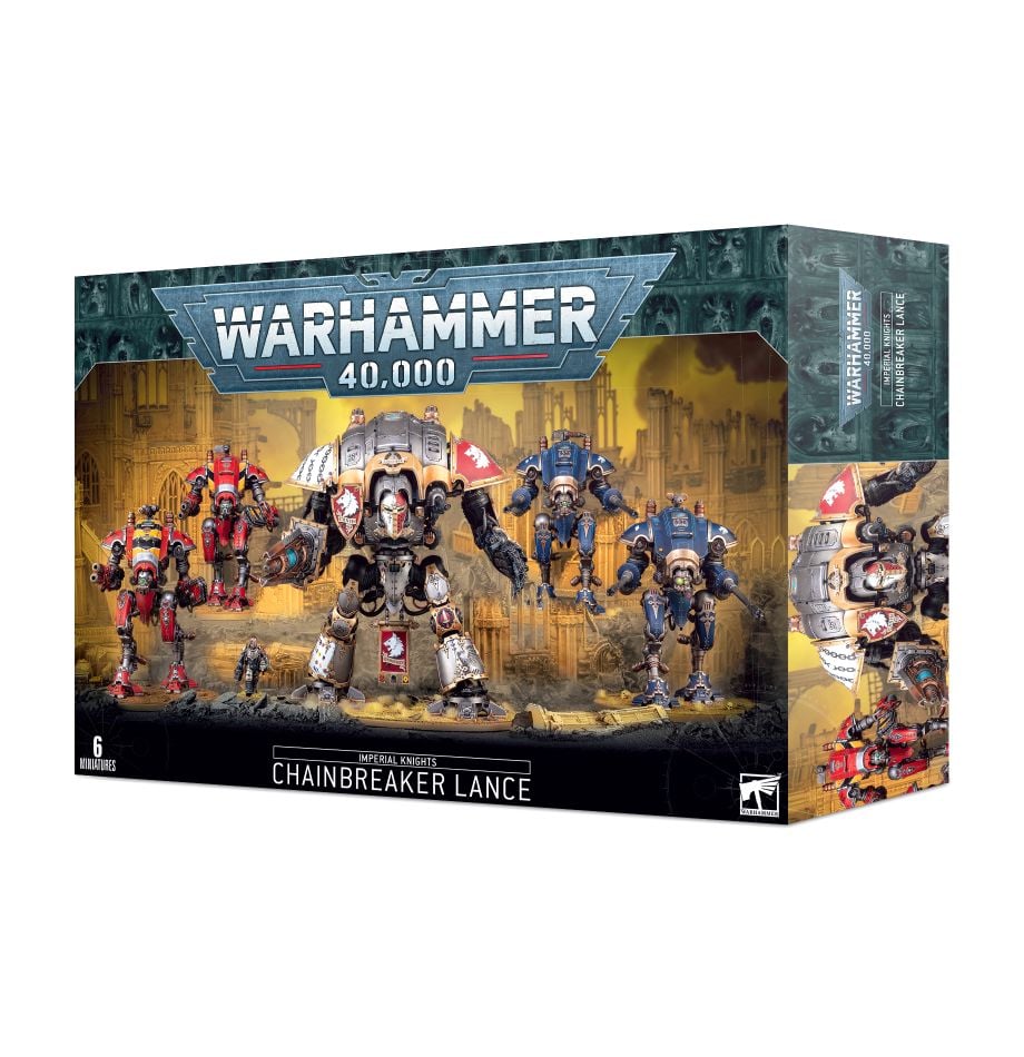 Warhammer 40k Imperial Knights: Chainbreaker Lance - Bards & Cards