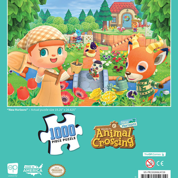 Animal Crossing™: New Horizons "New Horizons" 1000 Piece Puzzle - Bards & Cards