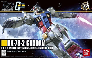 Bandai Hobby #191 RX-78-2 Gundam (Revive) HGUC 1/144 Model Kit - Bards & Cards