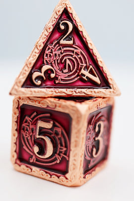 Bardic Song: Allegro - Metal RPG Dice Set - Bards & Cards