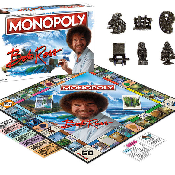 MONOPOLY®: Bob Ross® Edition - Bards & Cards