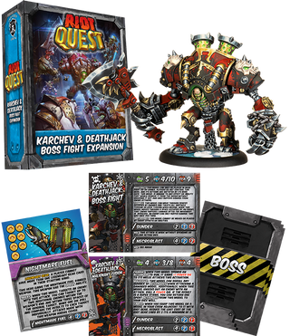 Riot Quest Kaechev and Deathjack Boss Fight Expansion - Bards & Cards