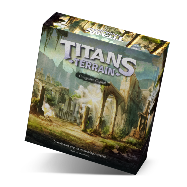 Titans Terrain - Overgrown Capitol Set - Bards & Cards