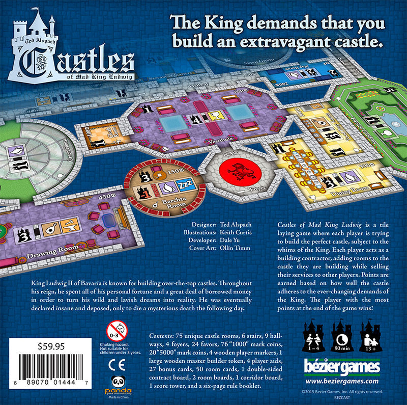 Castles of Mad King Ludwig - Bards & Cards