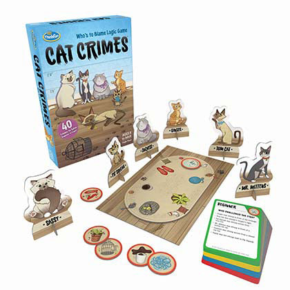 Cat Crimes™ - Who’s to Blame Logic Game - Bards & Cards