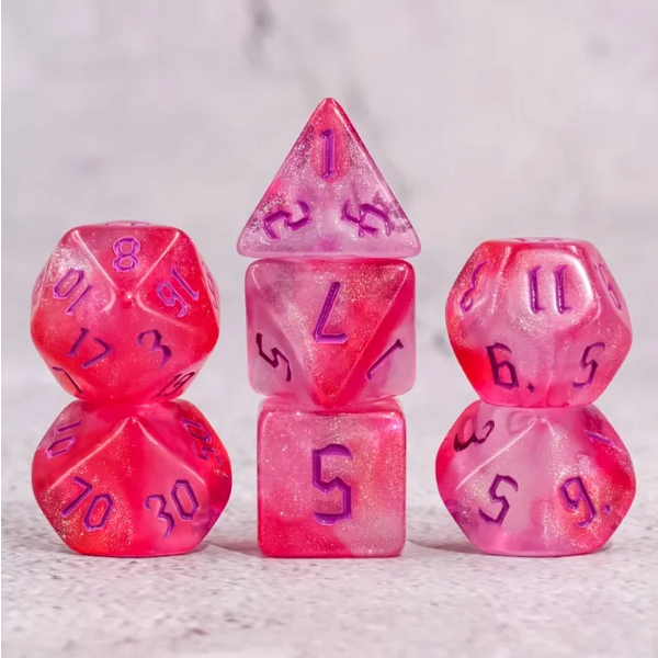 Cheshire RPG Dice Set - Bards & Cards