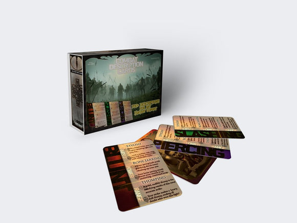 Conflict Games Combat Description Cards - Bards & Cards