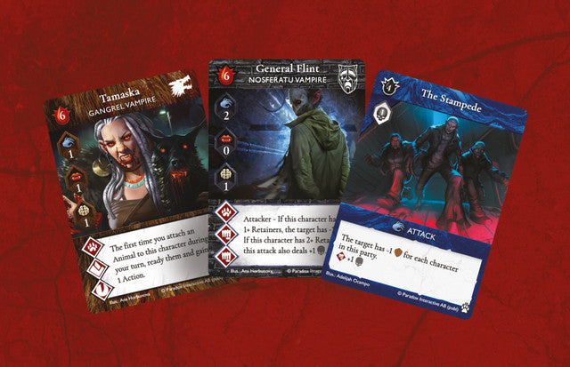 Vampire The Masquerade Rivals ECG: The Wolf & The Rat Expansion - Bards & Cards