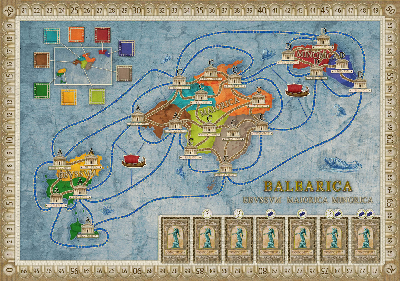 Concordia: Balearica and Italia Expansion - Bards & Cards