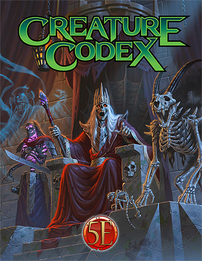 Creature Codex (Hardcover) (5E) - Bards & Cards