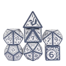 Crisp Blizzard RPG Dice Set - Bards & Cards