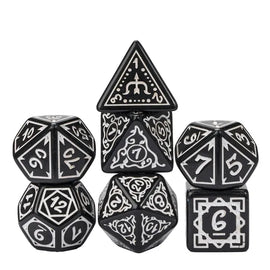 Cryptic Knots: Misty RPG Dice Set - Bards & Cards
