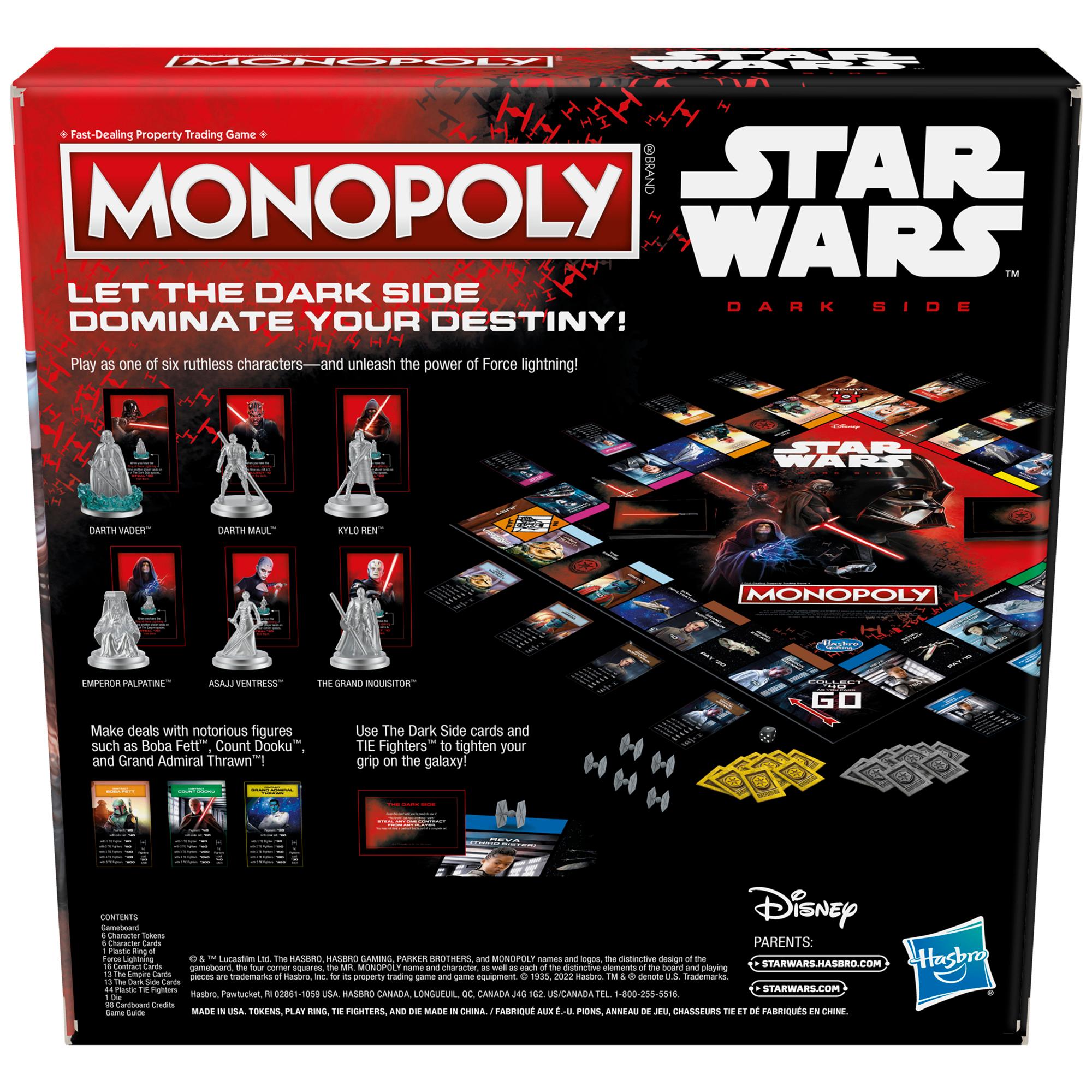 Monopoly: Disney Star Wars Dark Side Edition - Bards & Cards