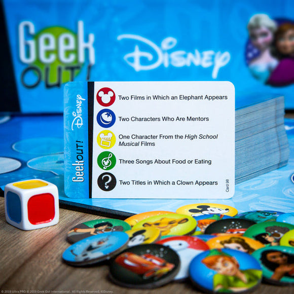Geek Out! Disney - Find out once and for all who is the biggest Disney fan! - Bards & Cards