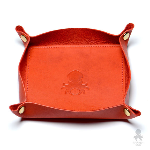 Kraken Dice Leather Dice Tray - Bards & Cards