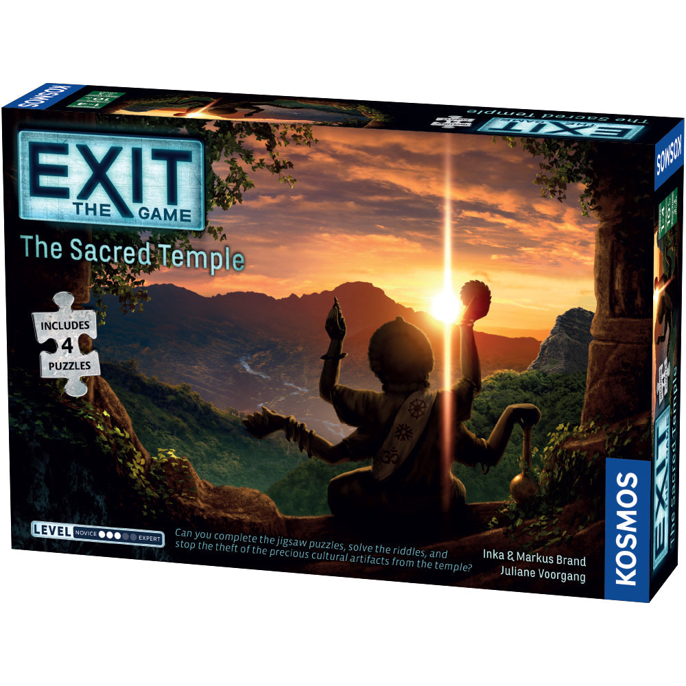 EXIT: The Sacred Temple (with Jigsaw Puzzles) - Bards & Cards