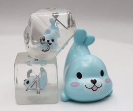 Blue Seal RPG Dice Set - Bards & Cards