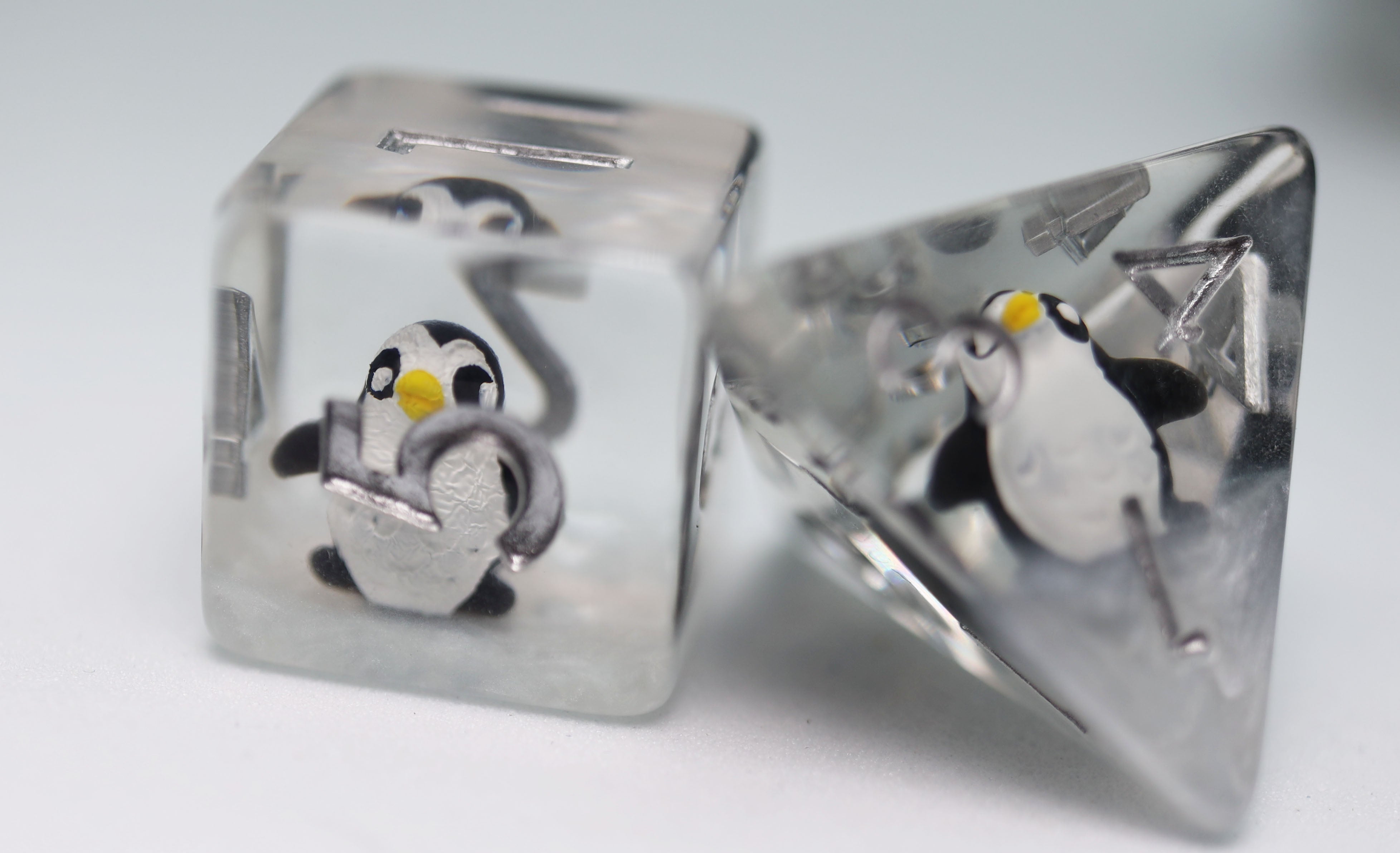 Baby Penguin RPG Dice Set - Bards & Cards