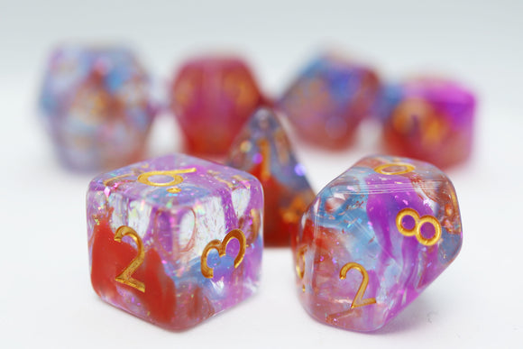 Dawning RPG Dice Set - Bards & Cards