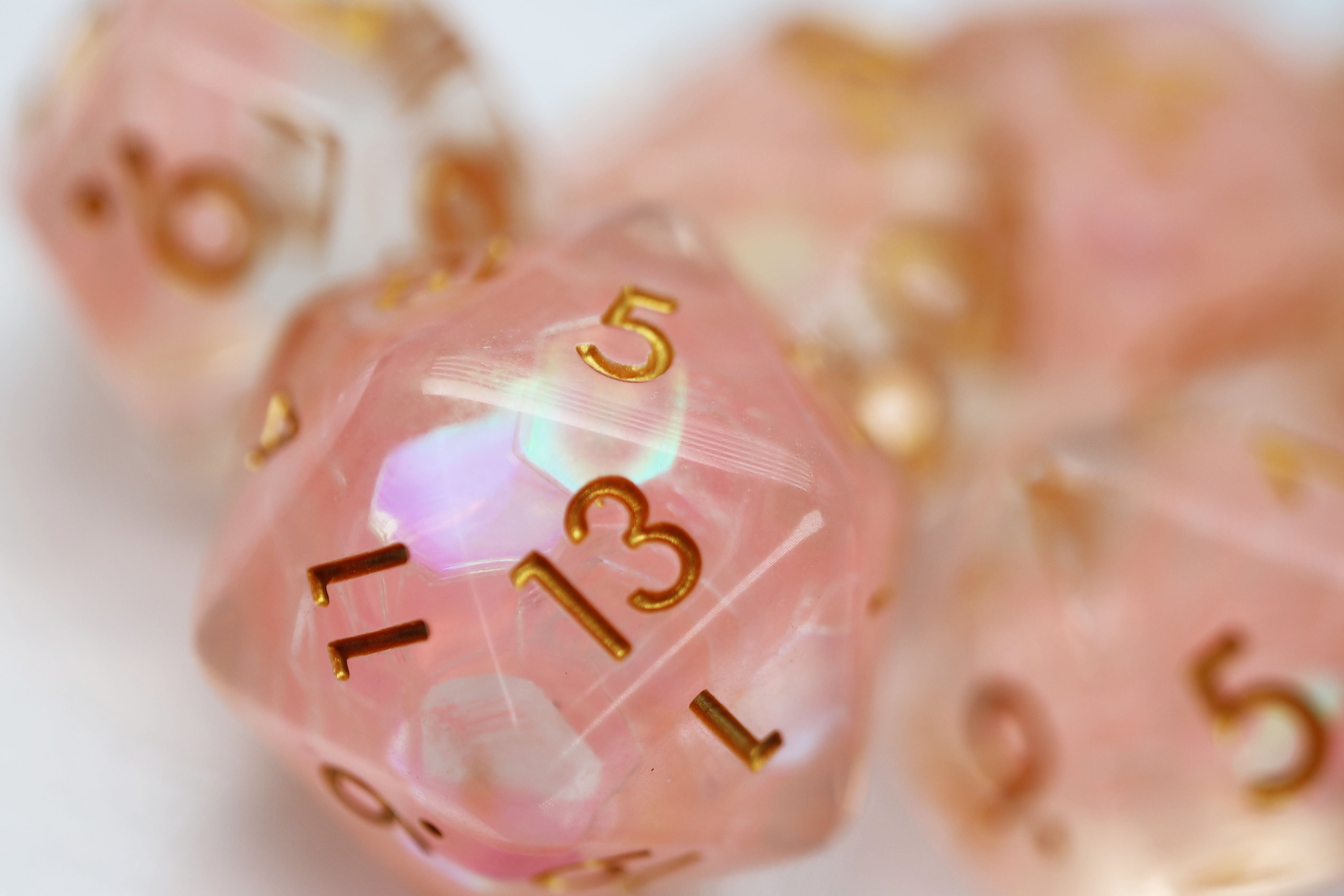 Nixie Nimbus RPG Dice Set - Bards & Cards