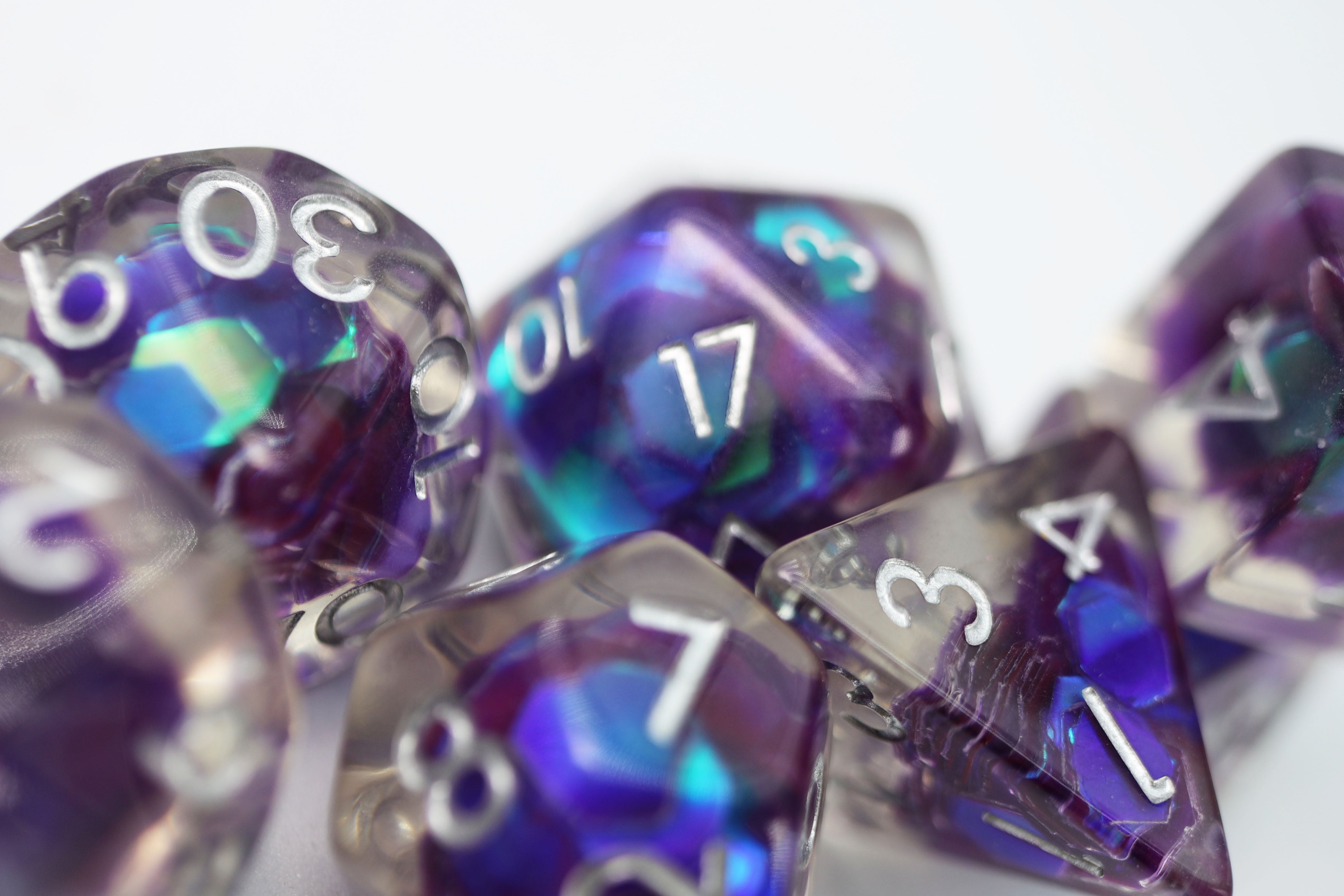 Melusine Marvel RPG Dice Set - Bards & Cards