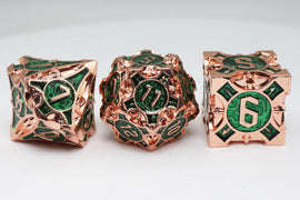 Quiver of Arrows: Jungle Arrow - Metal RPG Dice Set - Bards & Cards