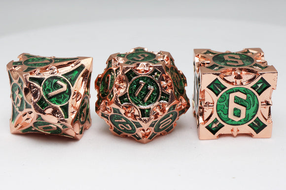 Quiver of Arrows: Jungle Arrow - Metal RPG Dice Set - Bards & Cards