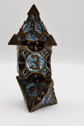 Quiver of Arrows: Night Sky Arrow - Metal RPG Dice Set - Bards & Cards