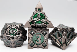 Quiver of Arrows: Swamp Arrow - Metal RPG Dice Set - Bards & Cards