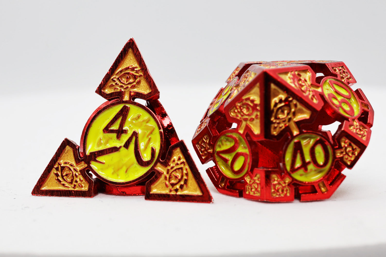 Oculus: Wide Awake - Metal RPG Dice Set - Bards & Cards